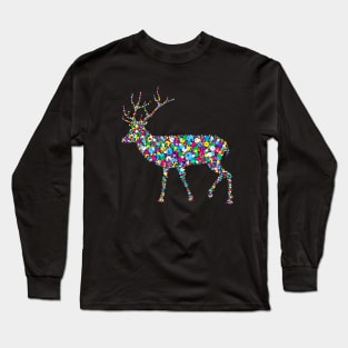 Colorfully Deer Long Sleeve T-Shirt